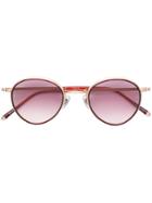 Matsuda Round Sunglasses - Red