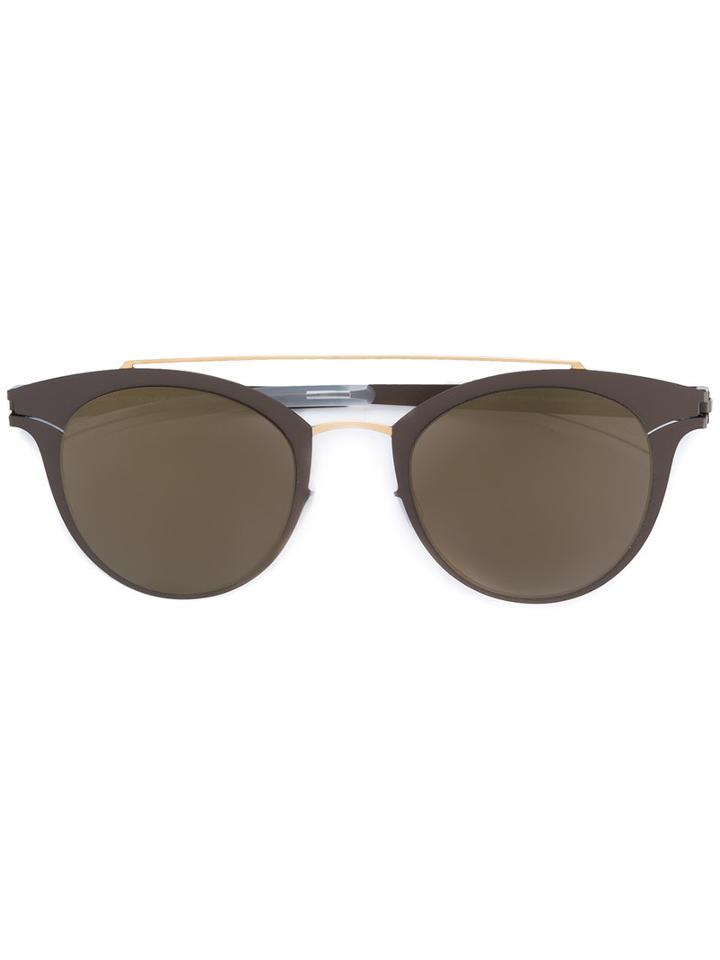 Mykita - Round Frame Sunglasses - Women - Acetate - 48, Brown, Acetate