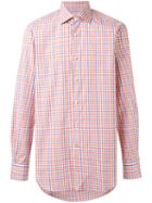 Kiton - Checked Shirt - Men - Cotton - 45, White, Cotton