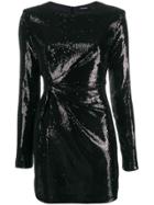 P.a.r.o.s.h. Sequin Mini Dress - Black