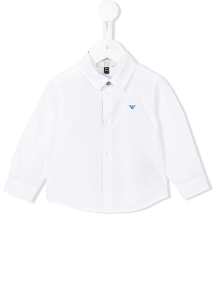 Armani Junior Classic Shirt, Toddler Boy's, Size: 36 Mth, White