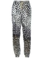 Just Cavalli Leopard Print Pants, Women's, Size: 42, Silk