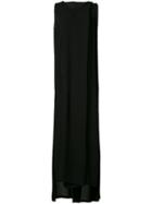 Ann Demeulemeester Slit Leg Evening Dress, Women's, Size: 38, Black, Spandex/elastane/rayon
