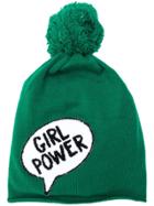 Ultràchic Girl Power Pom-pom Hat - Green