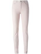 Joseph Skinny Trousers, Women's, Size: 40, Pink/purple, Viscose/acetate/cotton/polyester