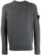 Stone Island Ribbed Sweater - Grey