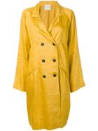 Forte Forte Oversized Double-breasted Jacket - Yellow