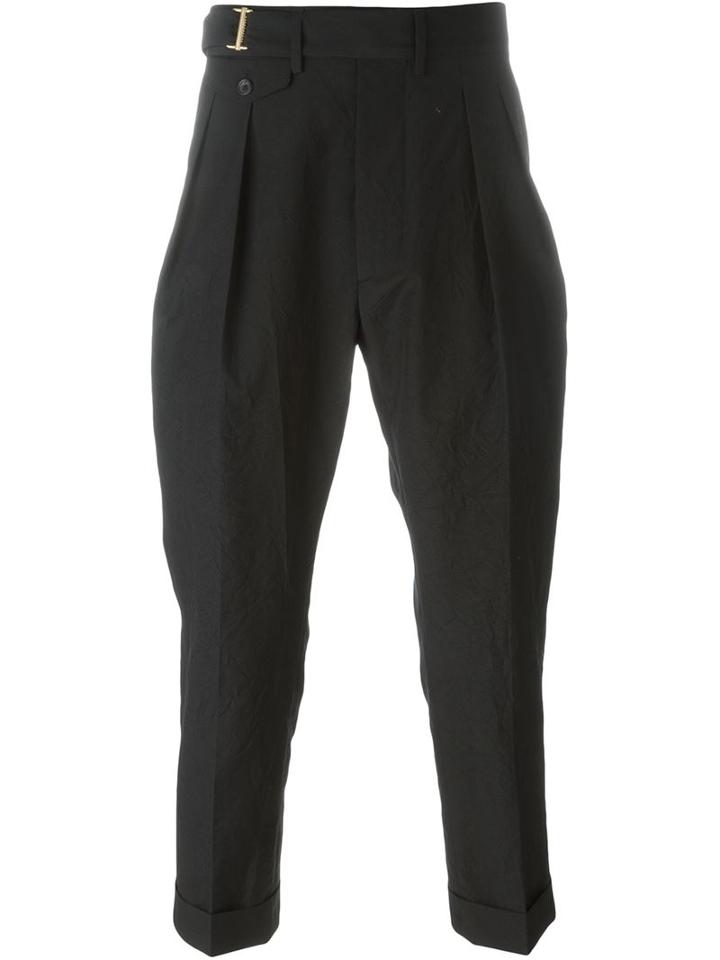 Wooster + Lardini Darted Tapered Trousers
