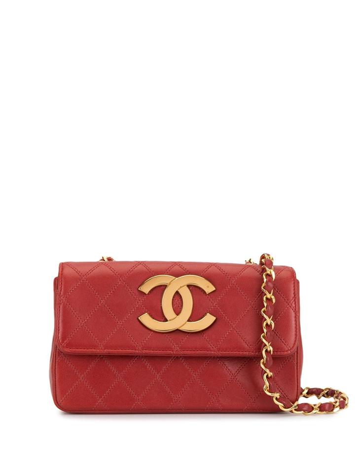 Chanel Pre-owned Cosmos Cc Shoulder Bag - Red