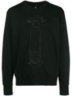 Versus Safety Pin Embroidered Sweatshirt - Black