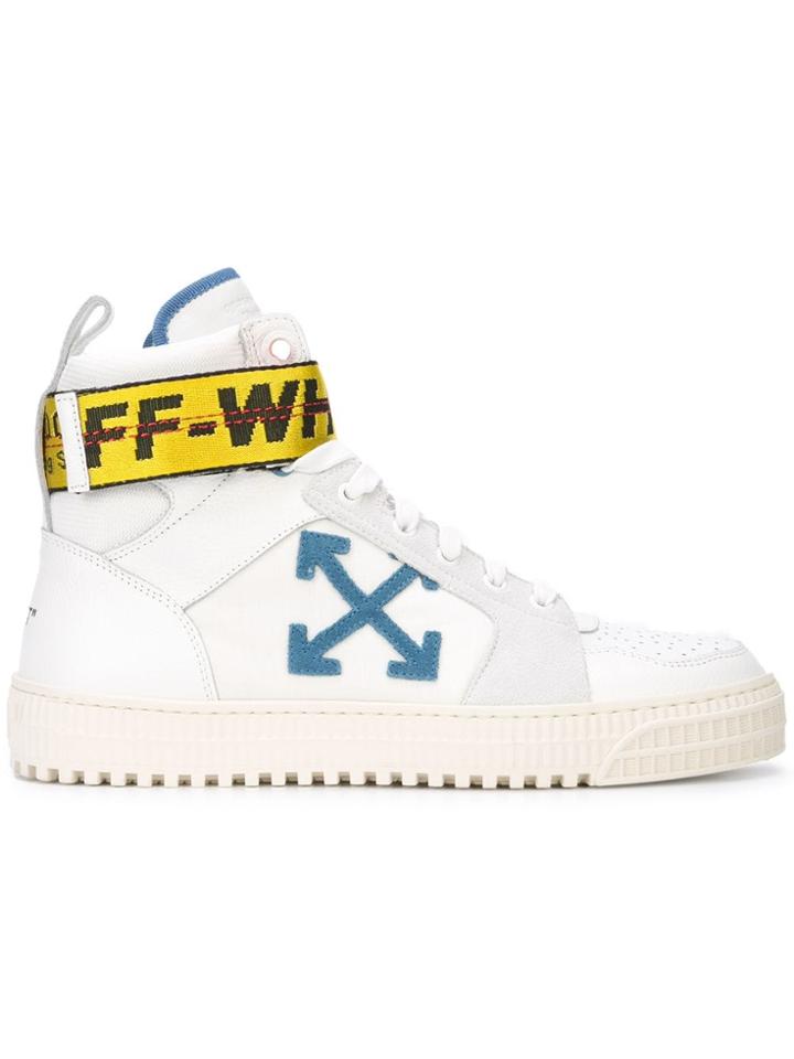 Off-white Off-white Omia102f18b040161010 0130 White/blue