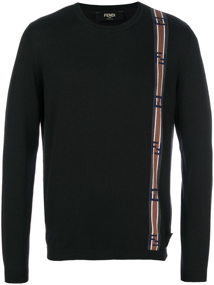 Fendi Branded Sweater - Black