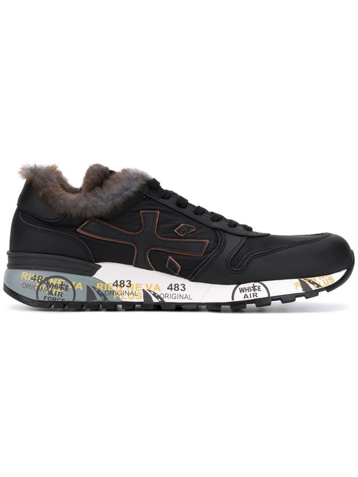 White Premiata Premiata Mick3483 3483 Synthetic->nylon - Black