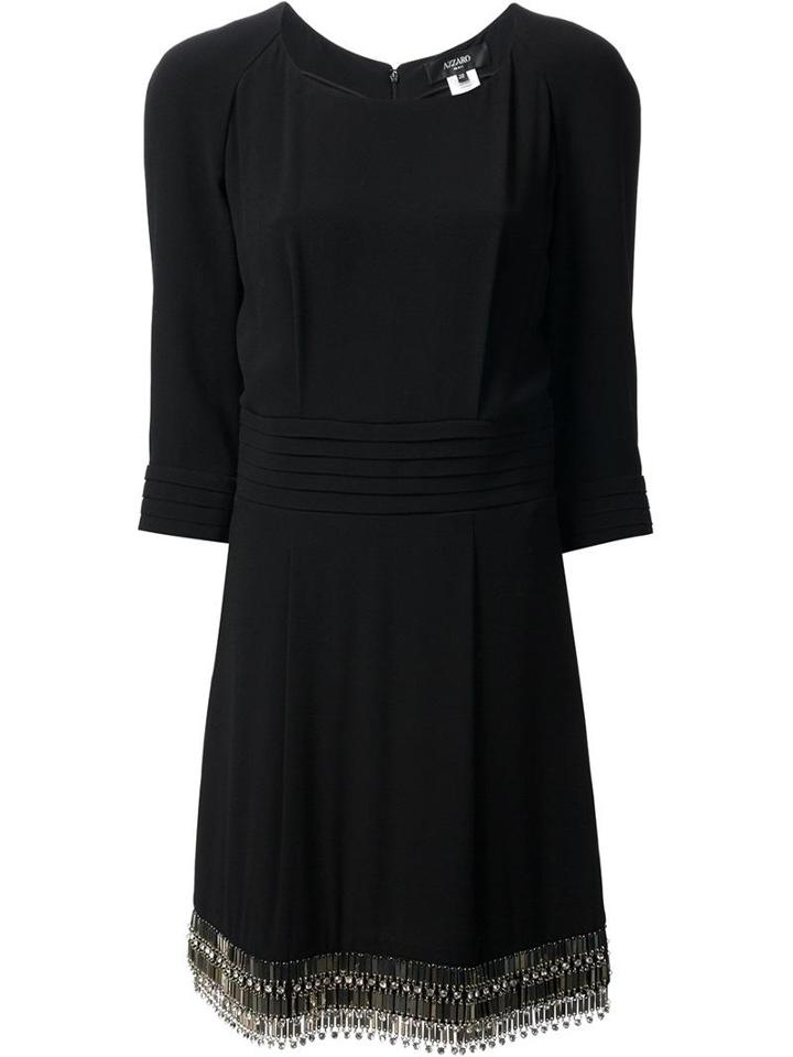 Azzaro Pleated Shift Dress