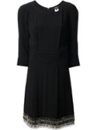 Azzaro Pleated Shift Dress