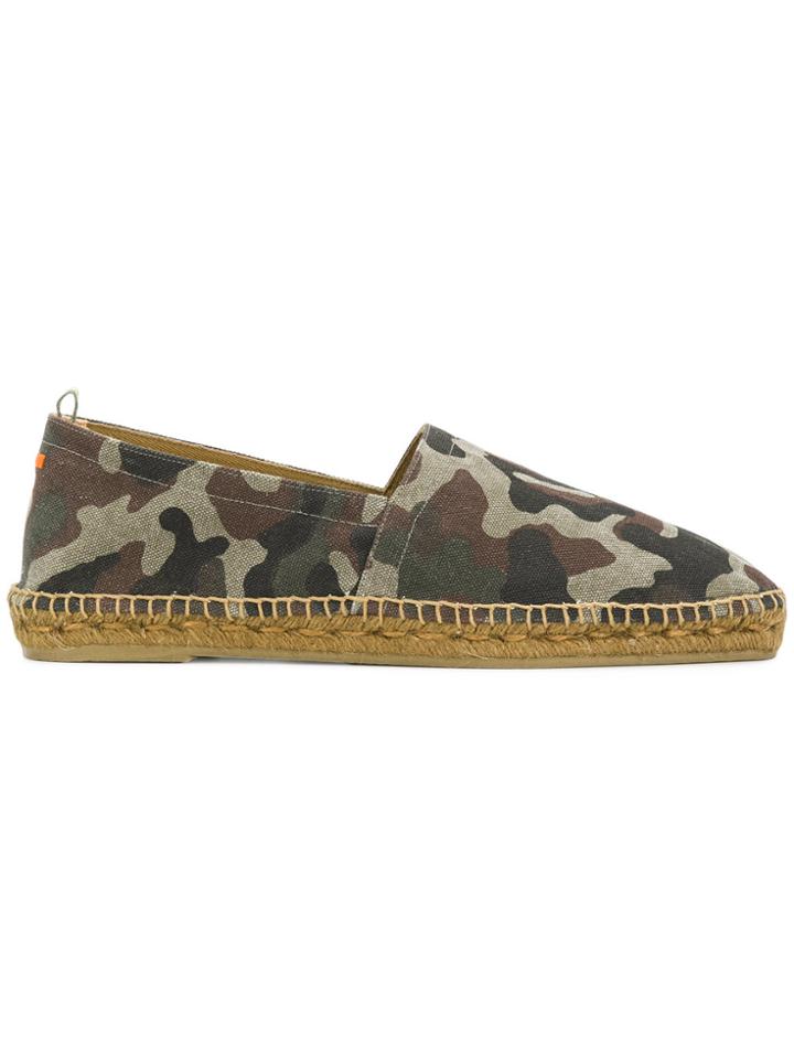 Castañer Camouflage Print Espadrilles - Green
