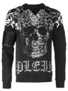 Philipp Plein - Lava Sweatshirt - Men - Cotton/polyurethane/viscose - Xl, Black, Cotton/polyurethane/viscose