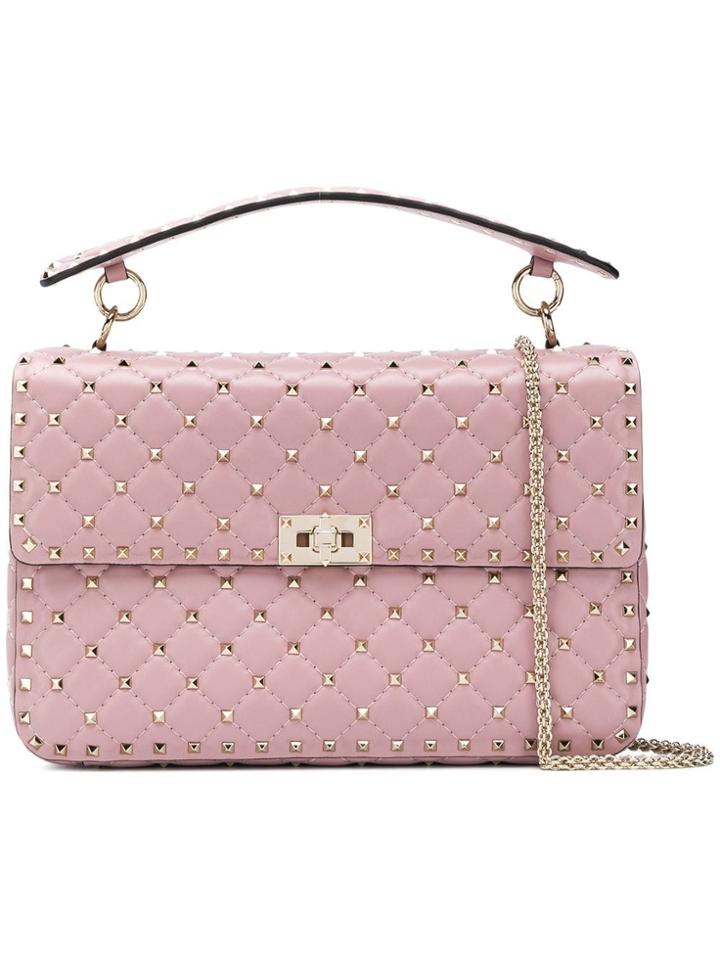 Valentino Valentino Garavani Rockstud Spike Tote Bag - Pink & Purple