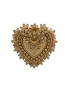 Dolce & Gabbana Dg Heart Motif Cufflinks - Gold