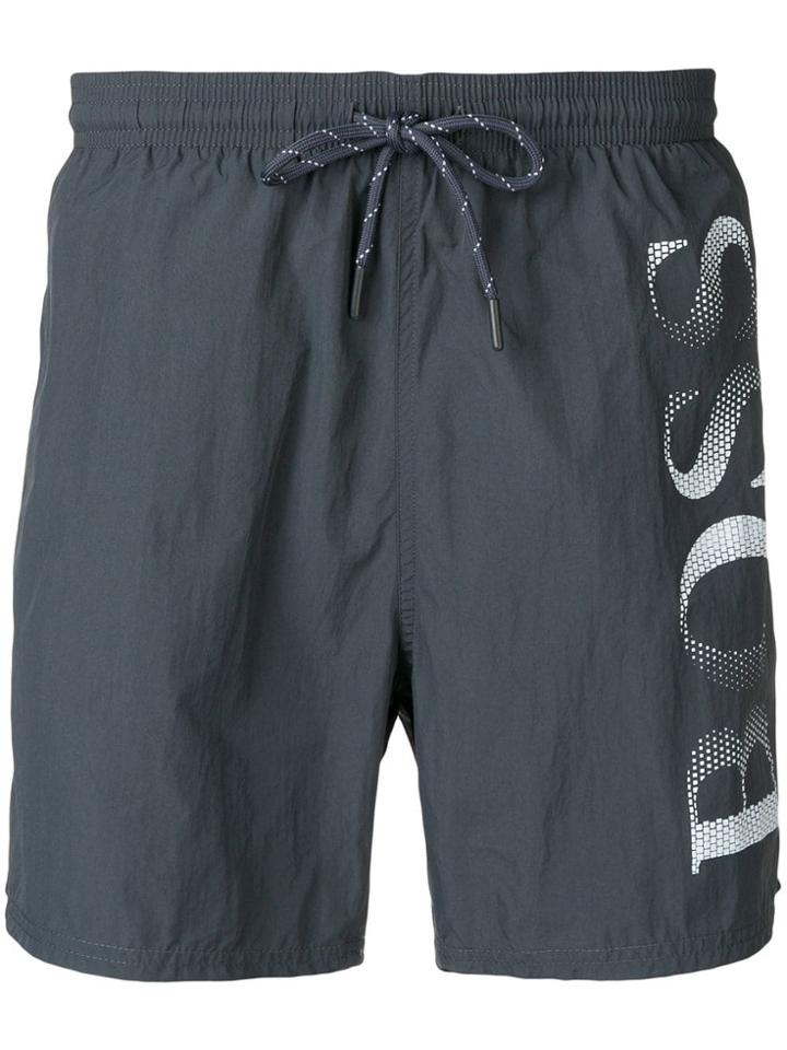 Boss Hugo Boss Logo Swimming Shorts - Grey