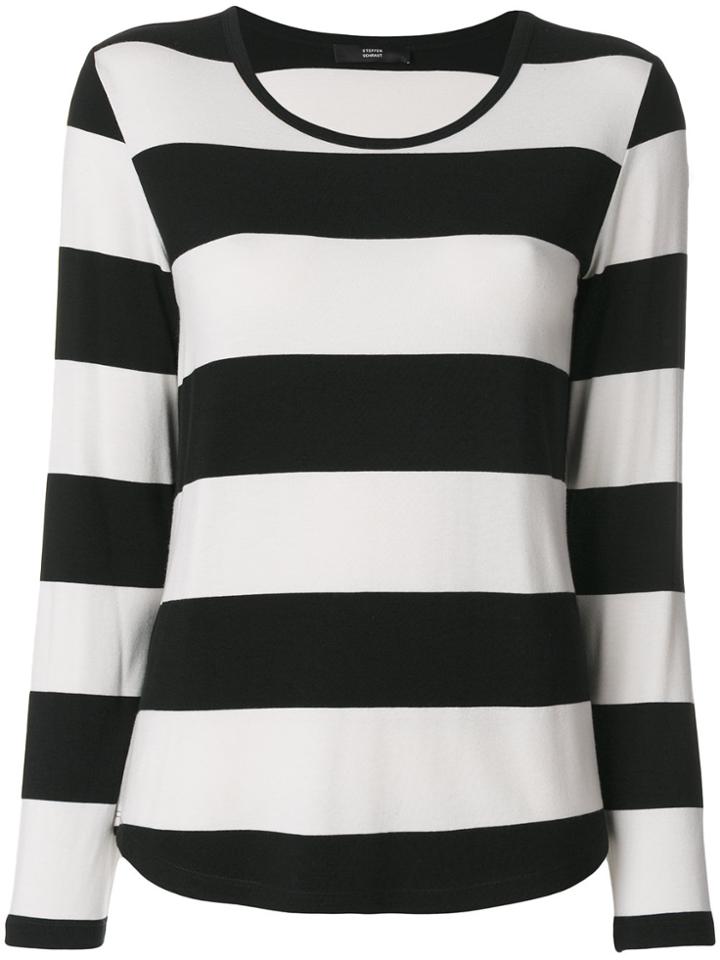 Steffen Schraut Striped Top - Black