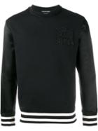 Alexander Mcqueen Logo Embroidered Sweatshirt, Men's, Size: Large, Cotton
