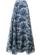 Love Shack Fancy Rosetta Skirt - Blue