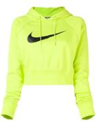 Nike Logo Print Hoodie - Green