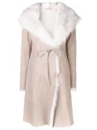 Liska Liska Lammkurzmantel Beige/weiss Furs & Skins->lamb Fur - White
