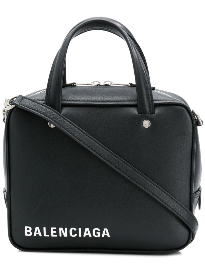 Balenciaga Square Xj Aj Bag - Black