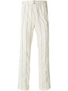 Haider Ackermann High Waisted Buckled Trousers - Nude & Neutrals