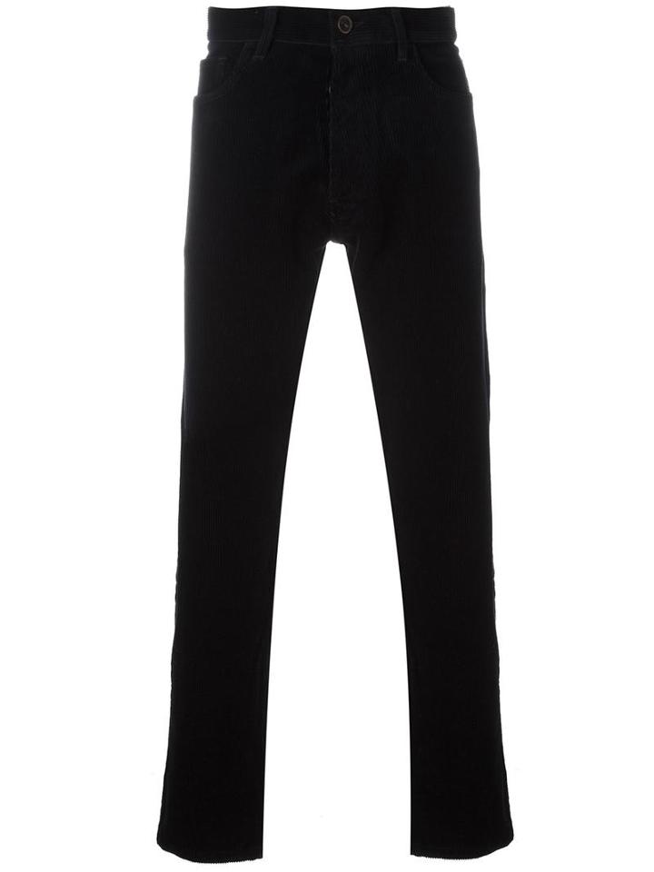 Bleu De Paname Corduroy 'pant Confort' Trousers, Men's, Size: 32, Blue, Cotton