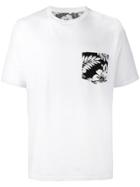 Uniform Experiment Floral Print Back Panel T Shirt - White