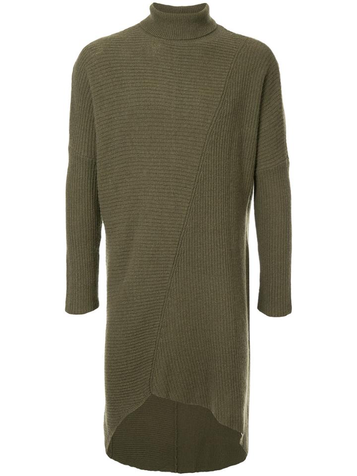 First Aid To The Injured Veli Knit Turtleneck Sweater - Green