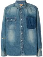 Sacai Embroidered Jean Chambray - Blue