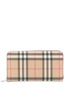 Burberry Heritage Check Wallet - Neutrals