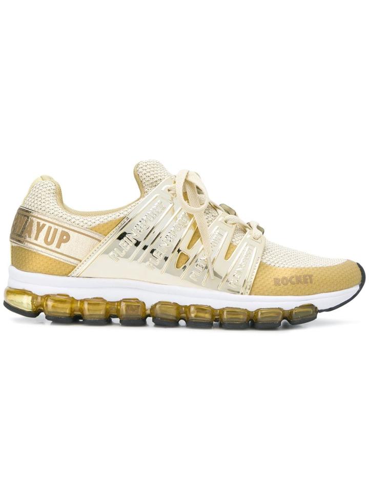 Plein Sport Rocket Sneakers - Nude & Neutrals