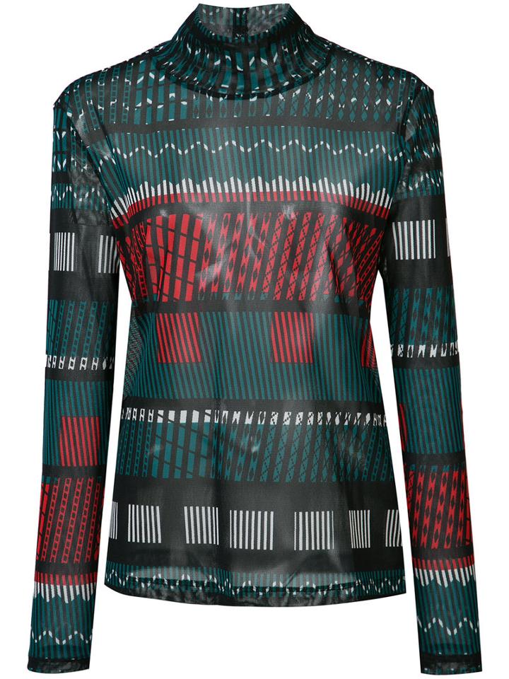 Issey Miyake Tribal Top, Women's, Size: 2, Nylon