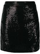 Marcelo Burlon County Of Milan Paillettes Skirt Black Black