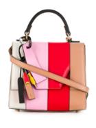 Msgm Colour Block Handbag - Neutrals