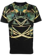 Marcelo Burlon County Of Milan Cobra Print T-shirt, Men's, Size: Small, Black, Cotton