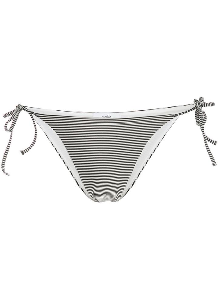 Onia Kate Two Tone Rib Bottom - Black
