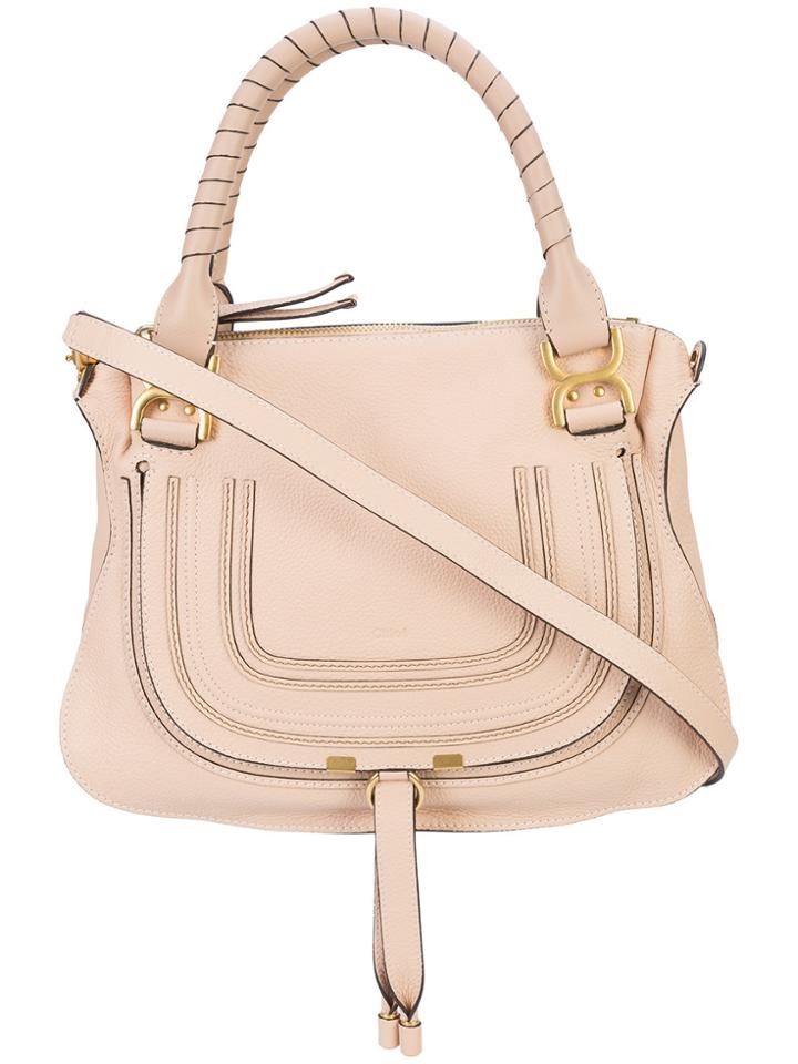 Chloé Marcie Tote Bag - Pink & Purple