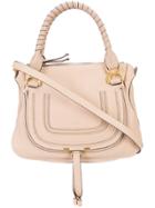 Chloé Marcie Tote Bag - Pink & Purple