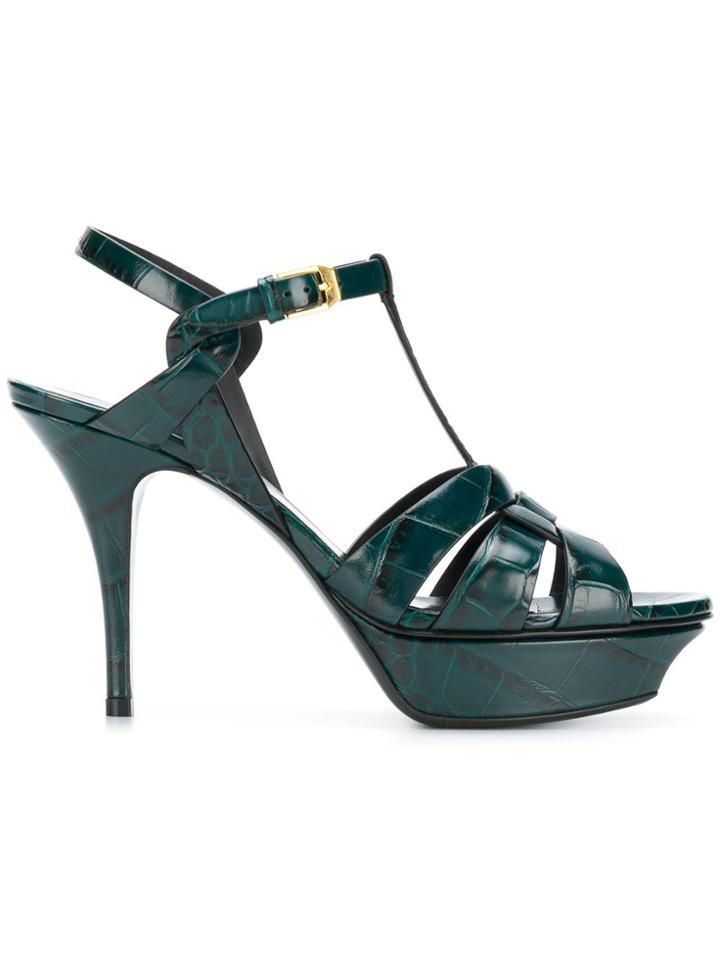 Saint Laurent Classic Tribute 75 Sandals - Green