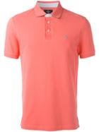 Hackett Logo Patch Polo Shirt, Men's, Size: Xl, Pink/purple, Cotton