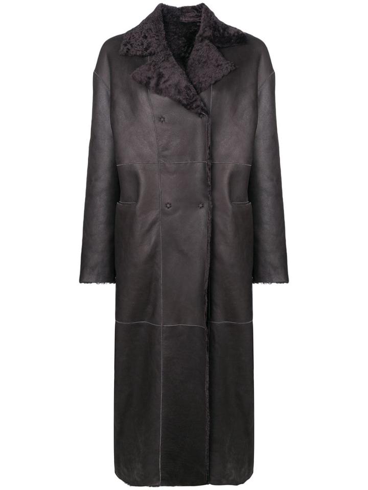 S.w.o.r.d 6.6.44 Reversible Double-breasted Coat - Grey