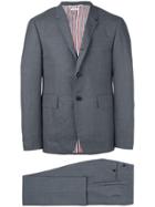 Thom Browne Classic Suit In Medium Grey Super 120's Wool Plain Weave