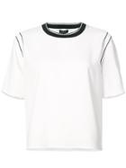 Rag & Bone Mica Contrast Trim T-shirt - White