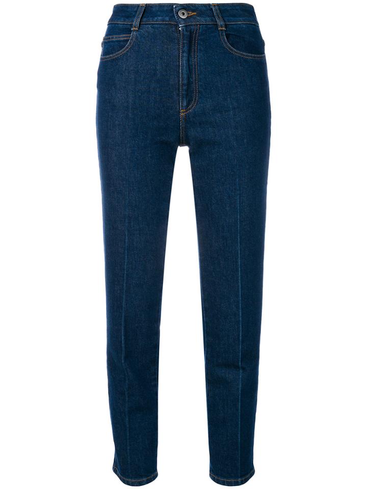 Stella Mccartney High-waisted Slim Jeans - Blue
